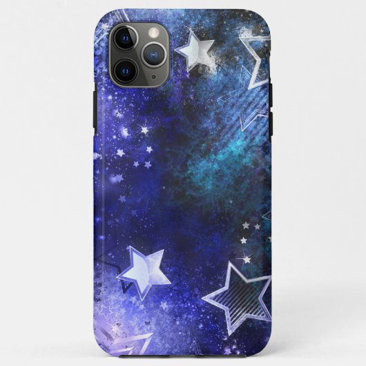 Coques Case-Mate iPhone Arrière - plan spatial avec étoiles (Dos)