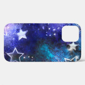 Coques Case-Mate iPhone Arrière - plan spatial avec étoiles (Verso (horizontal))