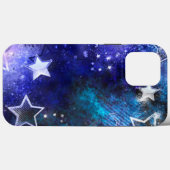 Coques Case-Mate iPhone Arrière - plan spatial avec étoiles (Verso (horizontal))