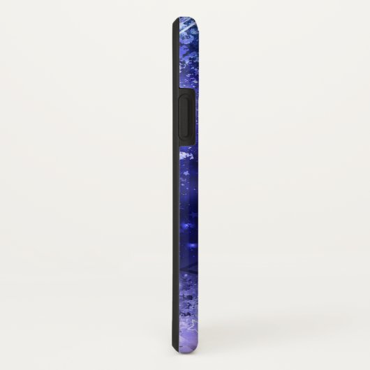 Coques Case-Mate iPhone Arrière - plan spatial avec étoiles (Dos/Droite)