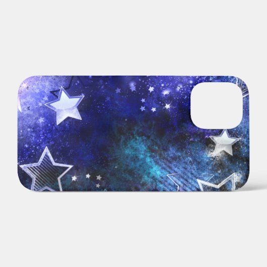 Coques Case-Mate iPhone Arrière - plan spatial avec étoiles (Verso (horizontal))