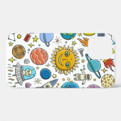 Coques Case-Mate iPhone Arrière - plan spatial. Planètes du système solair (Verso (horizontal))