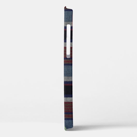 Coques Case-Mate iPhone Arrière - plan Textile carré Texture (Verso / Gauche)