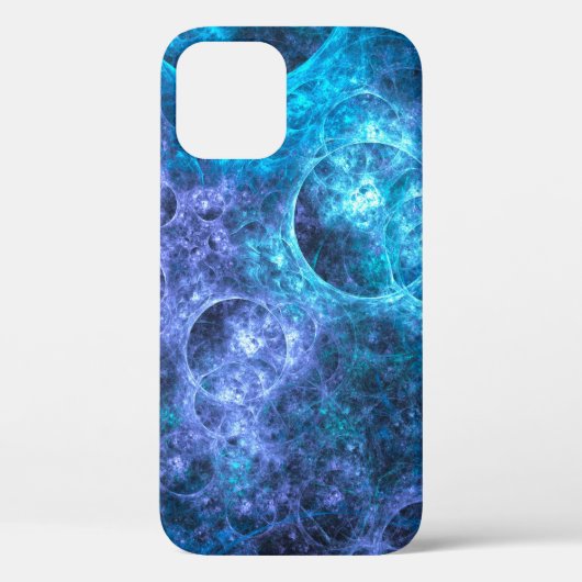 Coques Case-Mate iPhone Arrière - plan texture bulle bleue (Verso)