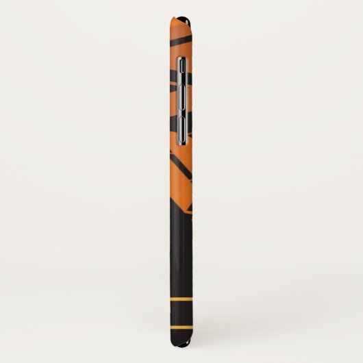 Coques Case-Mate iPhone Arrière - plan tramé technique (Dos/Gauche)