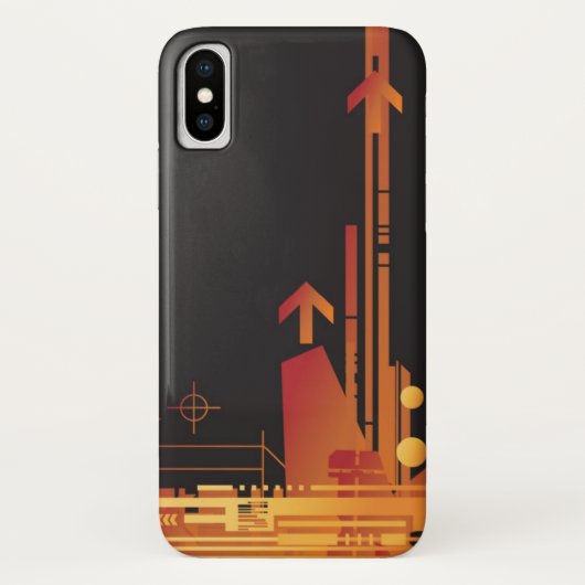 Coques Case-Mate iPhone Arrière - plan tramé technique 2 (Dos)