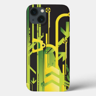 Coques Pour iPhone Arrière - plan tramé technique 4