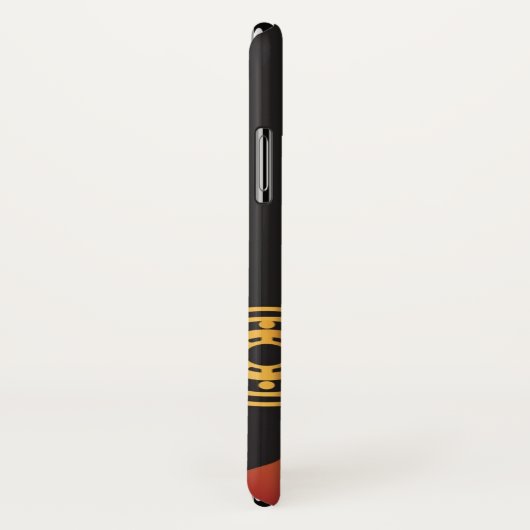 Coques Case-Mate iPhone Arrière - plan tramé technique 6 (Dos/Droite)