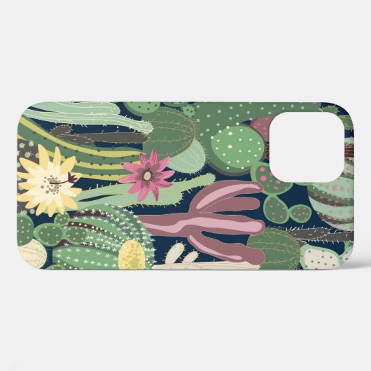 Coques Case-Mate iPhone arrière - plan transparent avec cactus (Verso (horizontal))