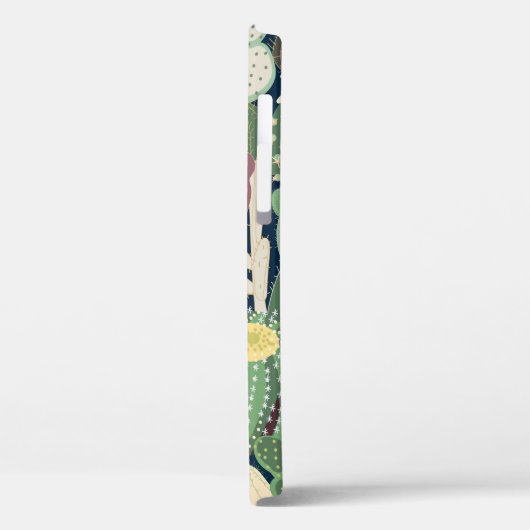 Coques Case-Mate iPhone arrière - plan transparent avec cactus (Verso / Gauche)