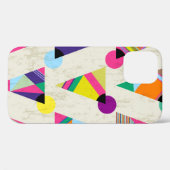 Coques Case-Mate iPhone arrière - plan triangle sans couture, motif hipste (Verso (horizontal))