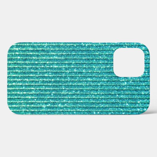 Coques Case-Mate iPhone Arrière - plan turquoise (Verso (horizontal))