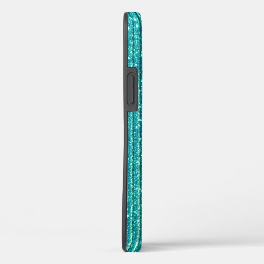Coques Case-Mate iPhone Arrière - plan turquoise (Verso / Droite)