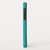 Coques Case-Mate iPhone Arrière - plan Turquoise prêt à (Dos/Gauche)