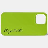 Coques Case-Mate iPhone Arrière - plan vert clair (Verso (horizontal))