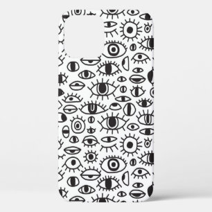 Case-Mate iPhone Case arrière - plan vintage dessiné à la main sans cout