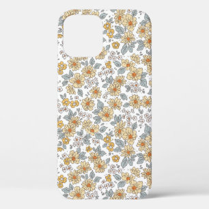 Case-Mate iPhone Case arrière - plan vintage fleuri. Modèle floral avec