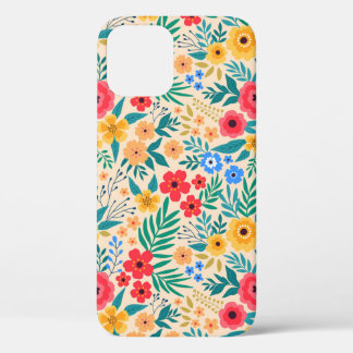Case-Mate iPhone Case Arrière - plan vintage fleuri. Patch vintage trans