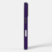 Coques Case-Mate iPhone Arrière - plan Violet Avec Dentelle Florale Violet (Verso / Droite)