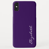Coques Case-Mate iPhone Arrière - plan violet clair (Dos)