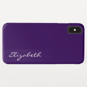 Coques Case-Mate iPhone Arrière - plan violet clair (Dos (Horizontal))