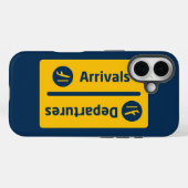 Coques Case-Mate iPhone Arrivées/Départs (Verso (horizontal))