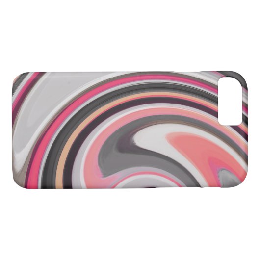 Coques Case-Mate iPhone Art Abstrait #27 (Dos (Horizontal))
