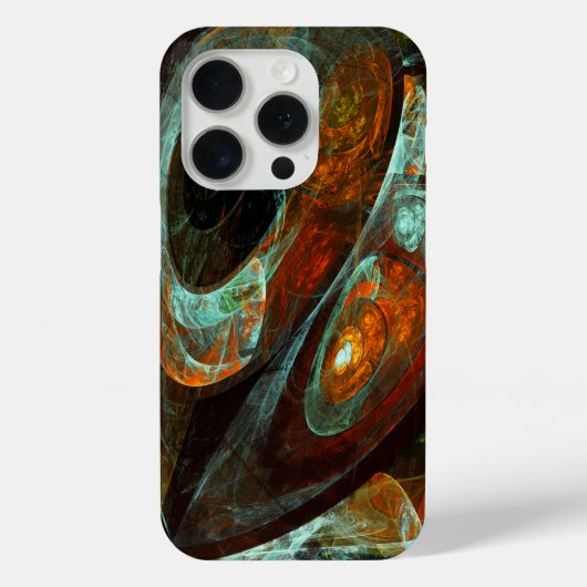Coques Case-Mate iPhone Art abstrait à fraction de temps (Verso)