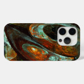 Coques Case-Mate iPhone Art abstrait à fraction de temps (Verso (horizontal))