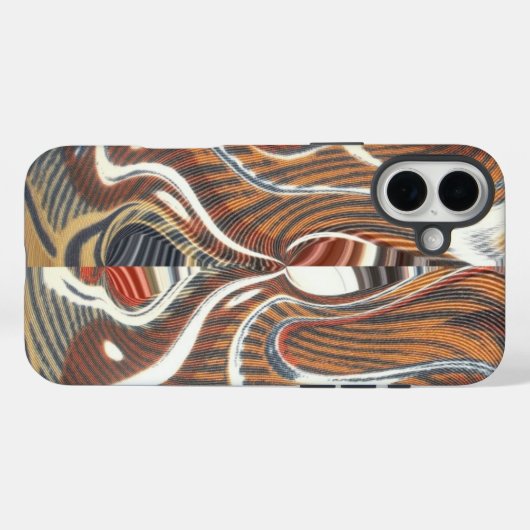 Coques Case-Mate iPhone Art Abstrait africain (Verso (horizontal))
