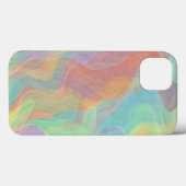 Coques Case-Mate iPhone Art abstrait aquarelle (Verso (horizontal))