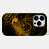 Coques Case-Mate iPhone Art abstrait au point de rupture (Verso (horizontal))