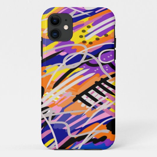 Coques Case-Mate iPhone Art Abstrait audacieux et expressif (Dos)