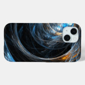 Coques Case-Mate iPhone Art abstrait autour du monde (Verso (horizontal))