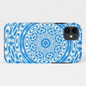 Coques Case-Mate iPhone Art Abstrait Bleu (Dos (Horizontal))