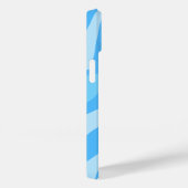 Coques Case-Mate iPhone art abstrait bleu (Verso / Droite)