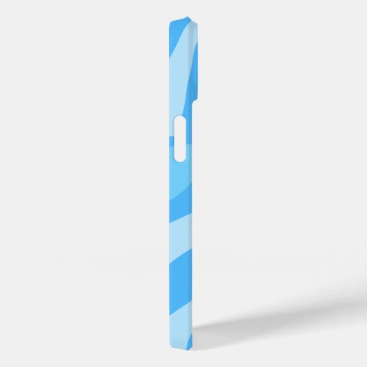 Coques Case-Mate iPhone art abstrait bleu (Verso / Droite)