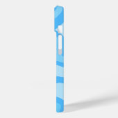 Coques Case-Mate iPhone art abstrait bleu (Verso / Gauche)