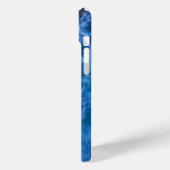 Coques Case-Mate iPhone Art Abstrait Bleu (Verso / Gauche)