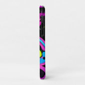 Coques Case-Mate iPhone art abstrait brillant (Dos/Gauche)