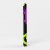 Coques Case-Mate iPhone art abstrait brillant (Dos/Droite)