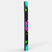 Coques Case-Mate iPhone art abstrait brillant (Dos/Droite)
