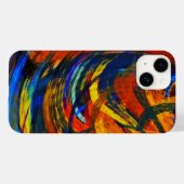 Coques Case-Mate iPhone Art Abstrait coloré (Verso (horizontal))