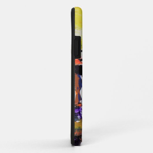 Coques Case-Mate iPhone Art Abstrait coloré (Dos/Droite)