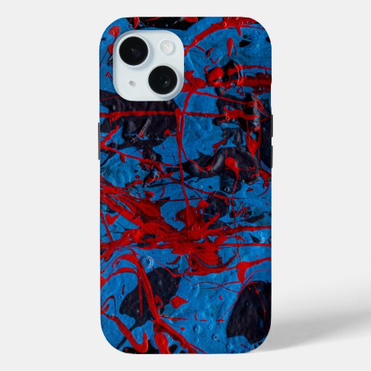 Coques Case-Mate iPhone Art Abstrait Contemporain : Électrique (Verso)