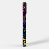 Coques Case-Mate iPhone Art abstrait de style graffiti (Verso / Droite)