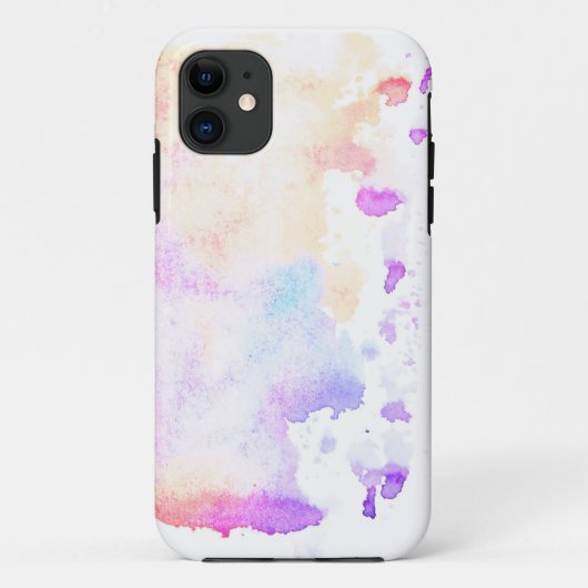 Coques Case-Mate iPhone Art abstrait des couleurs de l'eau (Dos)