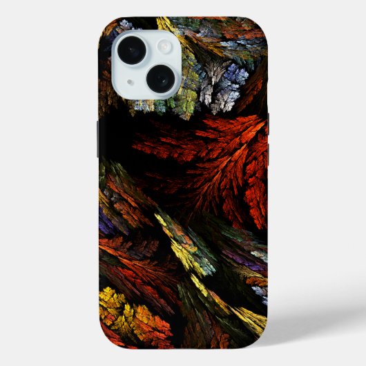 Coques Case-Mate iPhone Art abstrait d'harmonie des couleurs (Verso)