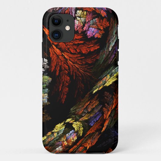 Coques Case-Mate iPhone Art abstrait d'harmonie des couleurs (Dos)