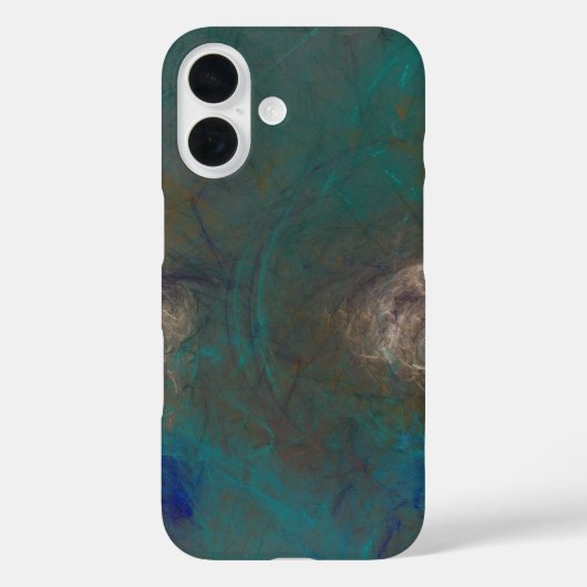 Coques Case-Mate iPhone art abstrait en pierre marbrée (Verso)